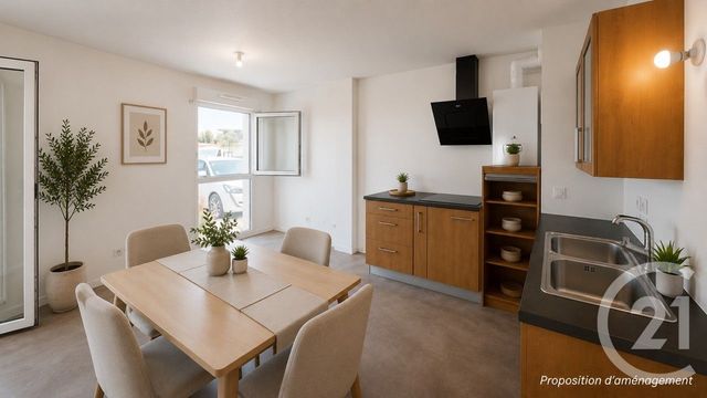 Appartement F3 à vendre - 3 pièces - 52.74 m2 - ST VINCENT DE TYROSSE - 40 - AQUITAINE - Century 21 Berritzea